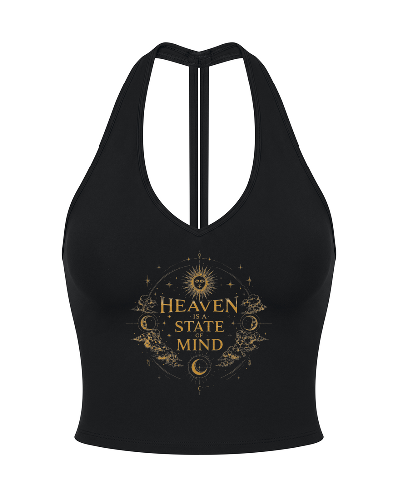 Womens V-Neck Yoga Tank Top - H.O.E. Collection