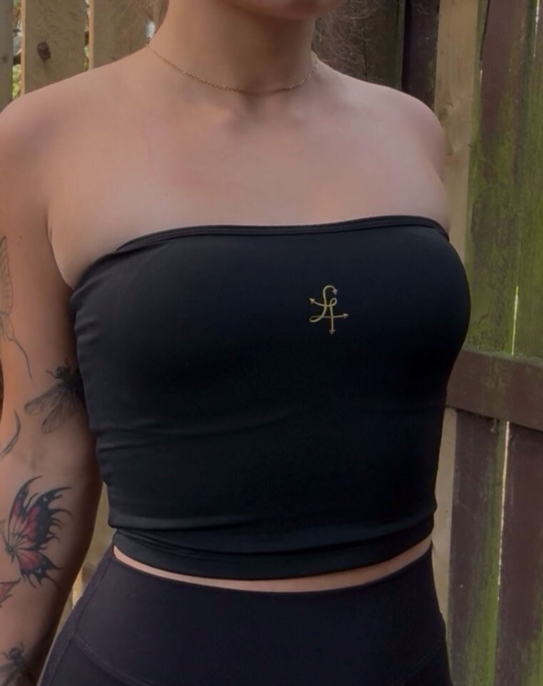 Sigil Cropped Tube Top